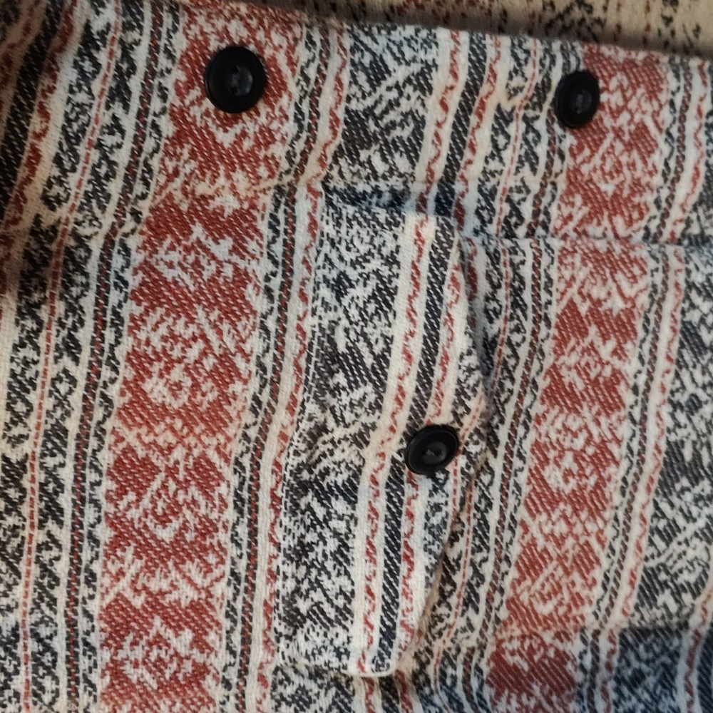 Wellen Huckberry Jacquard Overshirt Shirt Jacket - Picture 3 of 8